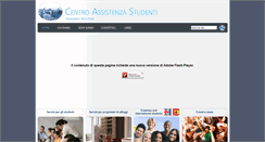 Desktop Screenshot of centroassistenzastudenti.it
